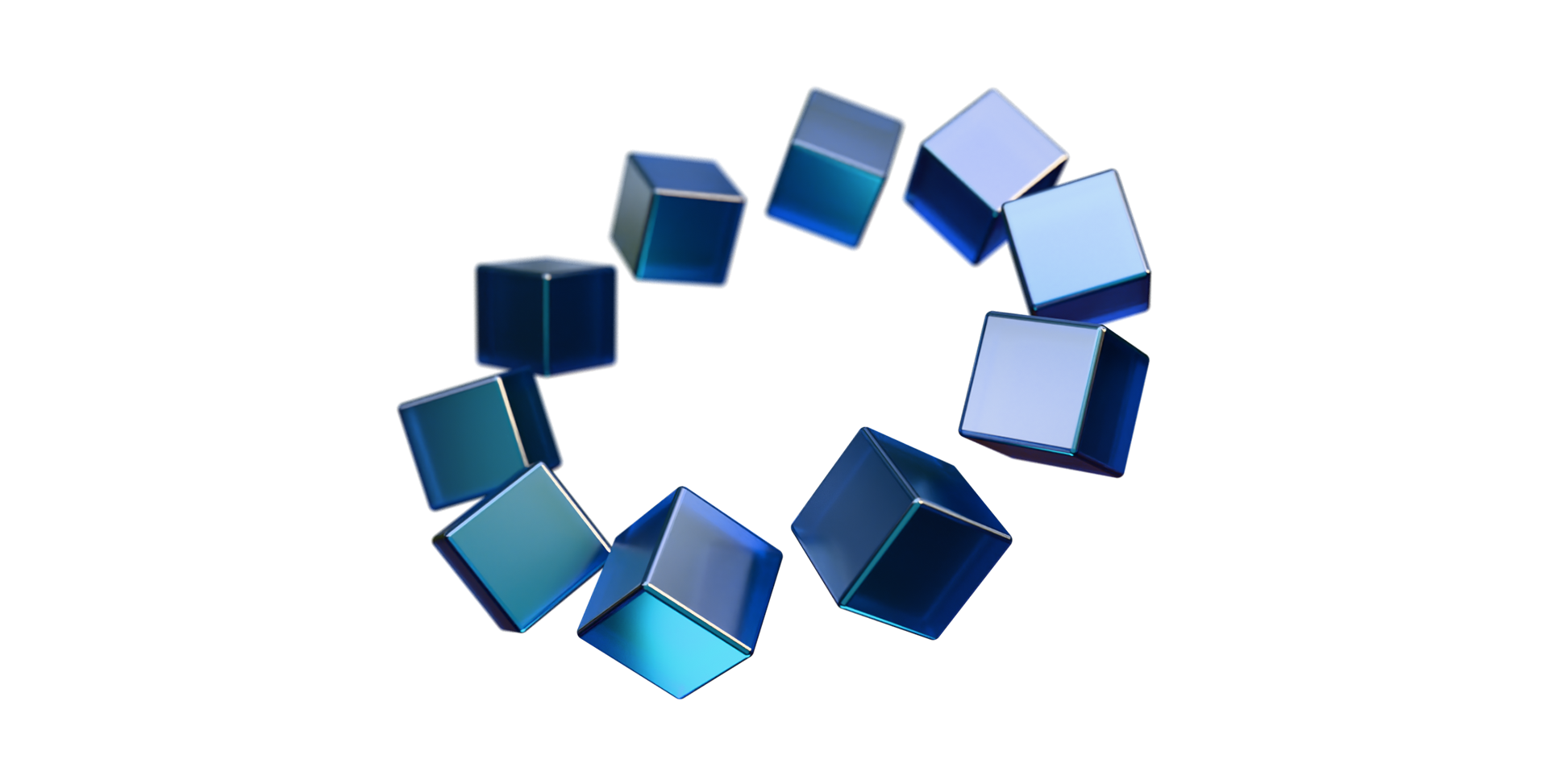 Cubes In Circle Silavre 3d Layers